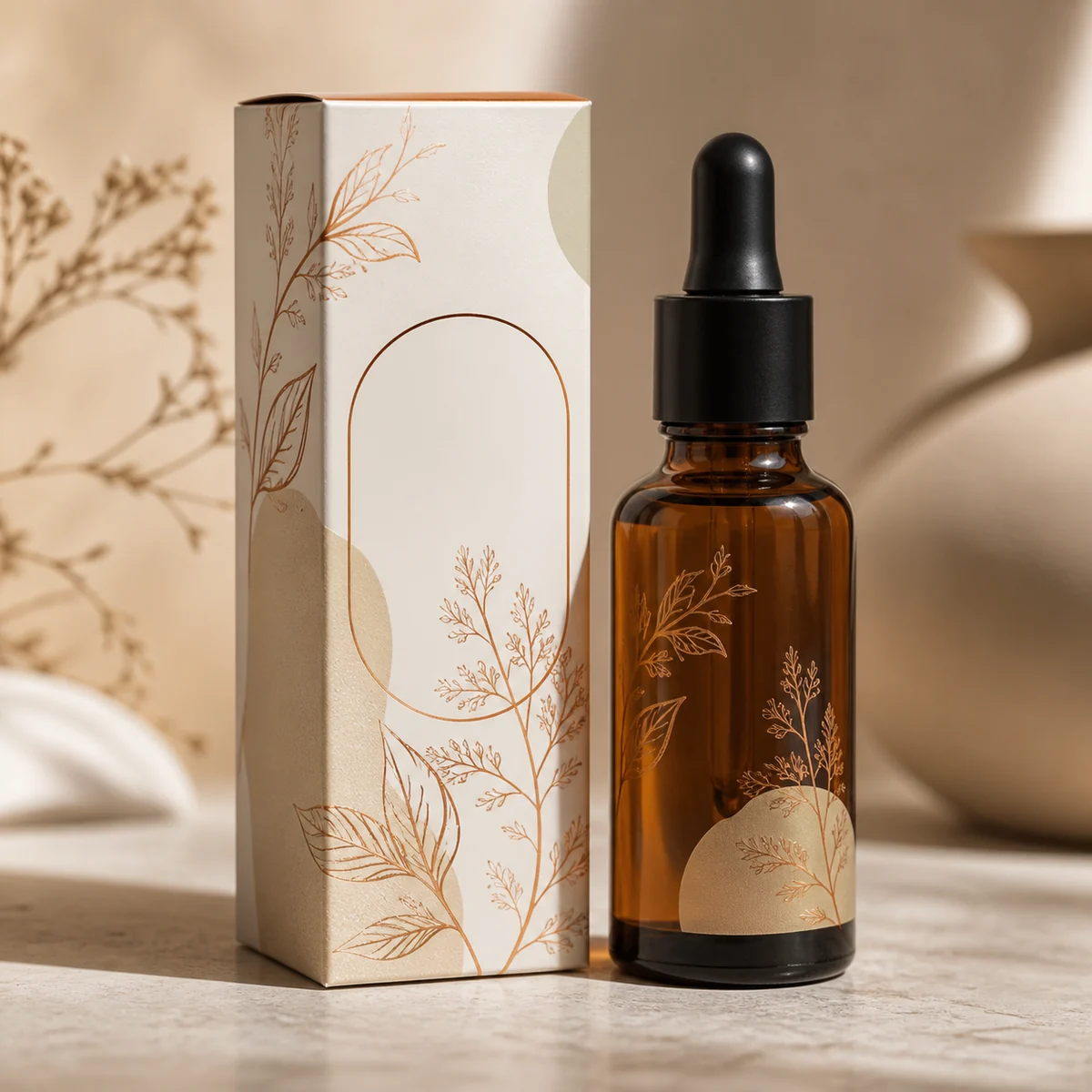 Custom Facial Oil Boxes